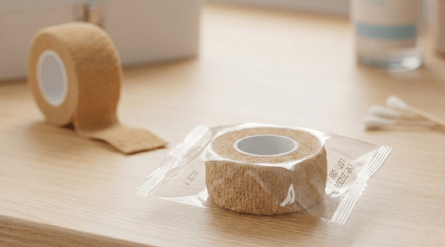 Cohesive Bandage – Skin Tone, 1" x 5 Yards: A Practical Innovation Supporting Everyday Care - Clinsam