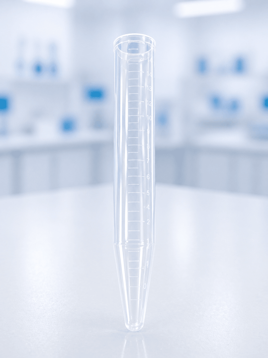 15ML Conical PP Centrifugal Tube (case of 500) - Clinsam