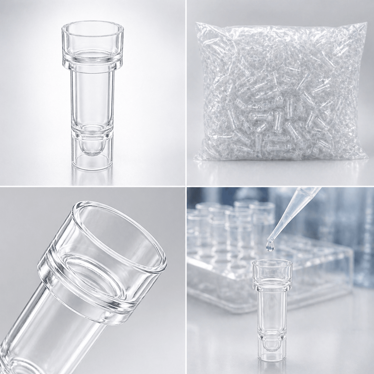 3.0 mL Sample Cup, 17 x 38 mm w/o Cap (1000/Pack) - Clinsam