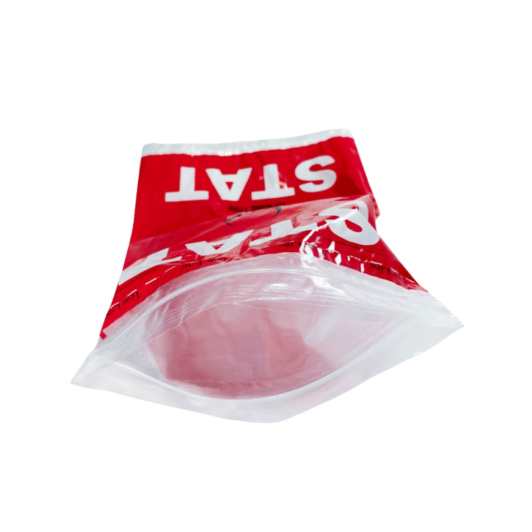 6"x9" STAT Biohazard Specimen Ziplock Bag – Dual Pocket | Clinsam - Labware Manufacturer