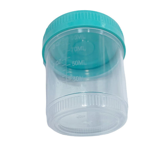 90ml Sterile Urine Cup with Temp Strip & Label - 100pcs/pack | Clinsam - Medical & Laboratory Equipment - Clinsam