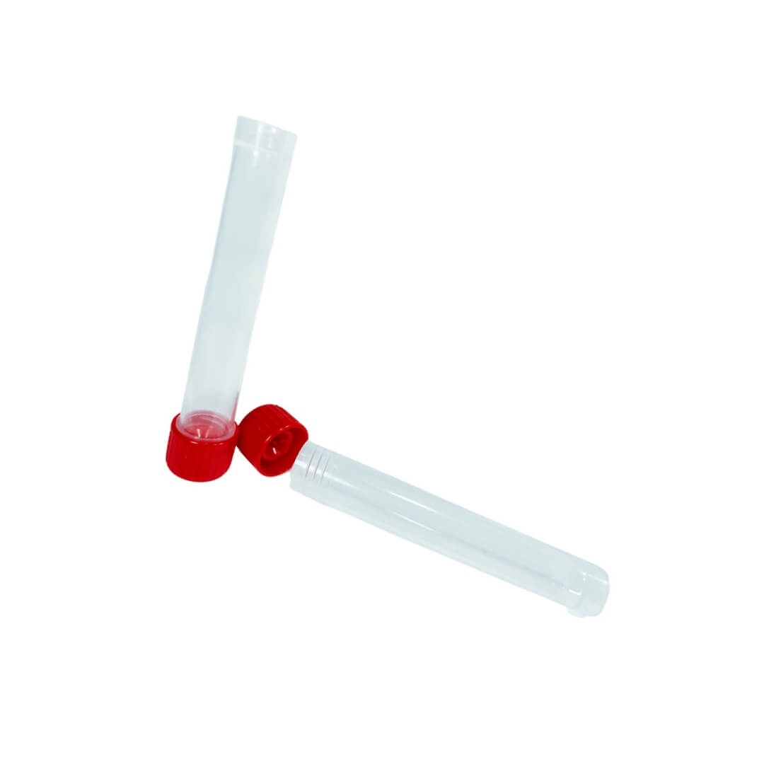 10ml Graduated Conical Transport Tubes with Screw Cap, Sterile | Clinsam - Biology, Chemistry, Education and Scientific Uses
