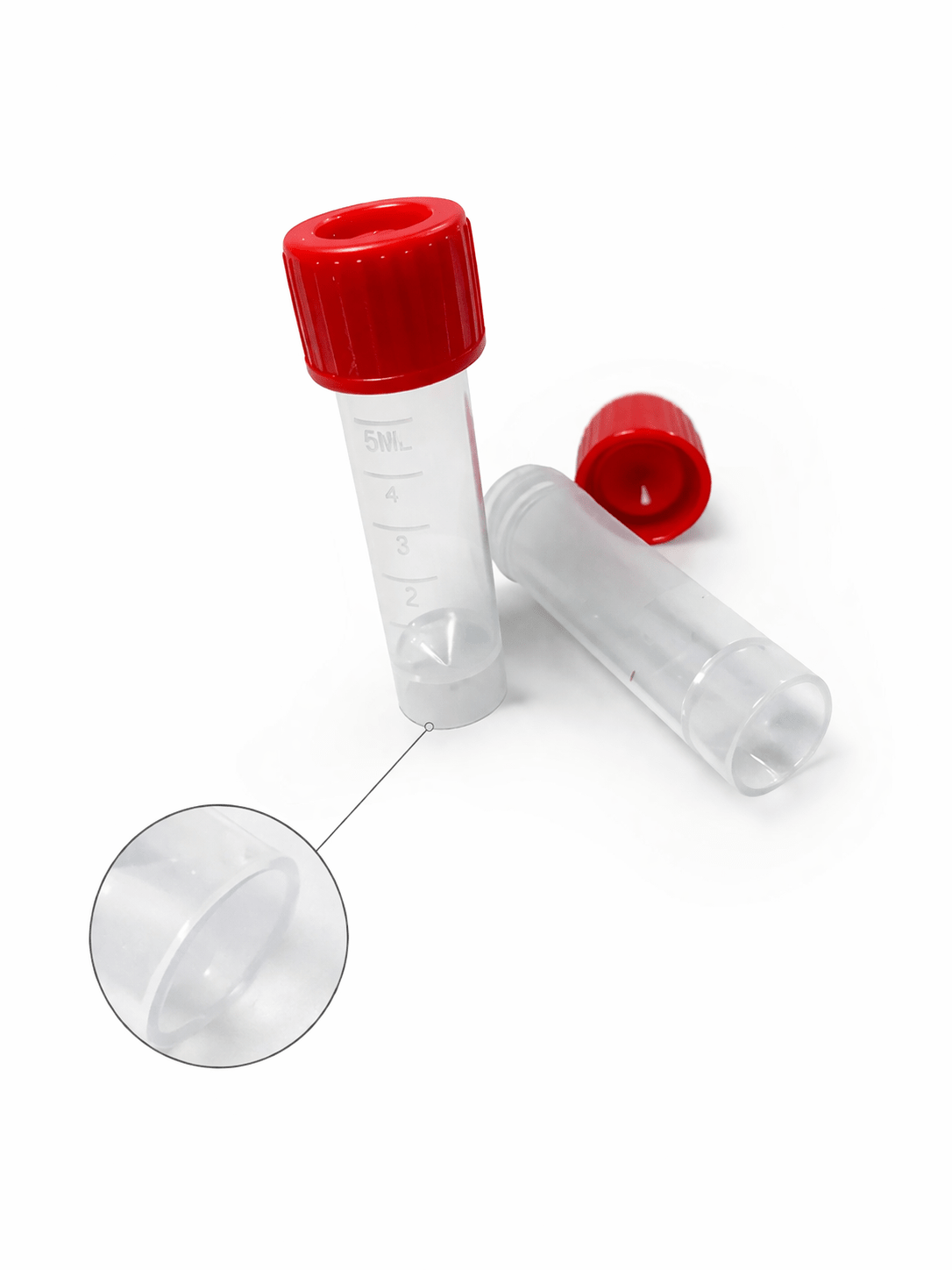10ml Graduated Conical Transport Tubes with Screw Cap, Sterile | Clinsam - Medical & Laboratory Equipment - Clinsam