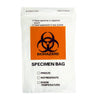 6"x9" Biohazard Specimen Ziplock Bag – 2 Mil, Dual Pocket - Clinsam