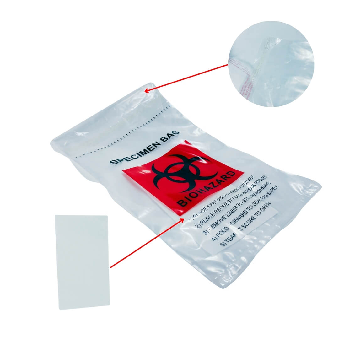 6"x9" Adhesive Tape - Over Absorbent Pad – Dual Specimen Sides | Clinsam - Labware Manufacture