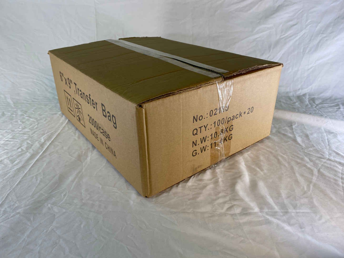 Biohazard Specimen Transport Bags with Absorbent Pad - 6 x 9 Inch (5 x 25cm) Leak-resistant Adhesive Tape Over Seal, Durable Clear Liquid Handling Transfer Bags 1000 Count (10 Packs of 100)
