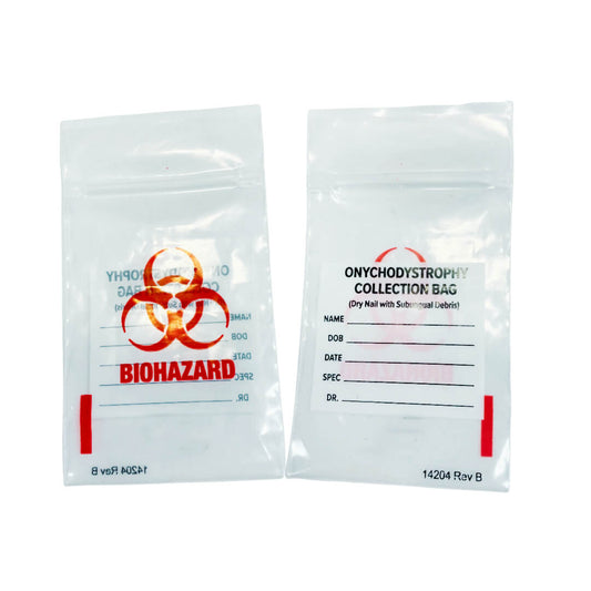 2 4/9" x 4 1/2" Nail Specimen Ziplock Bags – 10 MIL - Clinsam