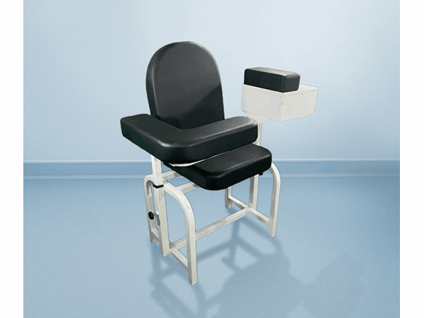Blood Drawing Chair with Adjustable Flip-Up Armrest