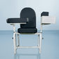 Blood Drawing Chair with Adjustable Flip-Up Armrest