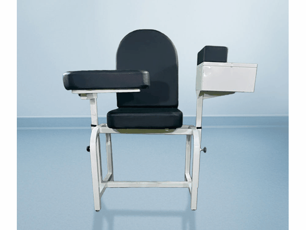 Blood Drawing Chair with Adjustable Flip-Up Armrest