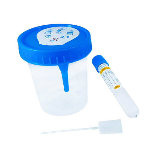 Urine Collection Cup 120ml with Vacuum Needle – Sterile & Leak-Proof