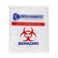 Drawstring Biohazard Specimen Transport Bags - 15 x 17 in (38 x 43 cm) - Clinsam