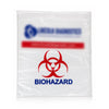Drawstring Biohazard Specimen Transport Bags - 15 x 17 in (38 x 43 cm) - Clinsam