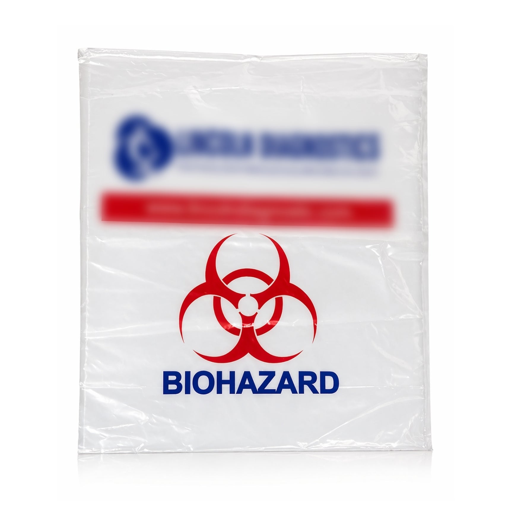 Drawstring Biohazard Specimen Transport Bags - 15 x 17 in (38 x 43 cm) - Clinsam