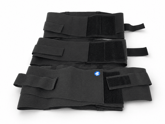 Elastic Lumbar Support Belt – Black, Small - Clinsam