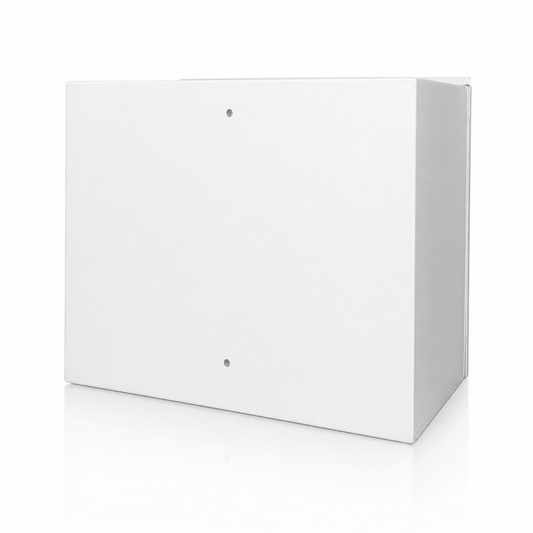 Large Medical Lock Box Dropbox with Keys – White, 14"x14"x10.25" - Clinsam