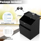 Locking Suggestion Box with Key – Wall Mount Metal Collection Box - Clinsam