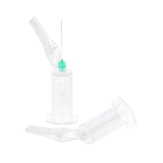 Needle Hub with Safety Cover – Secure Blood Collection (1000/PK, 2PK/CS) - Clinsam