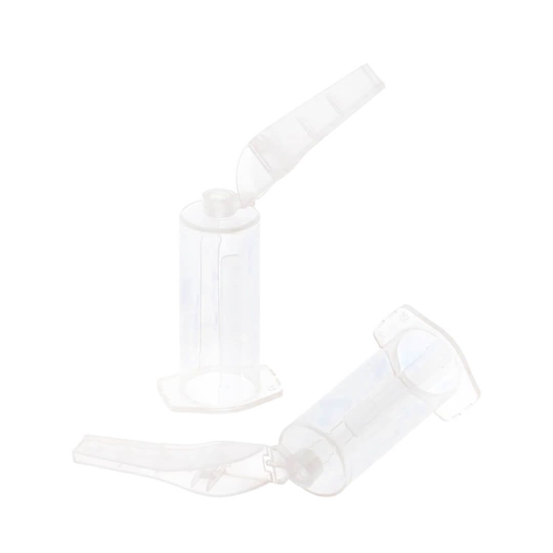 Needle Hub with Safety Cover – Secure Blood Collection (1000/PK, 2PK/CS) - Clinsam