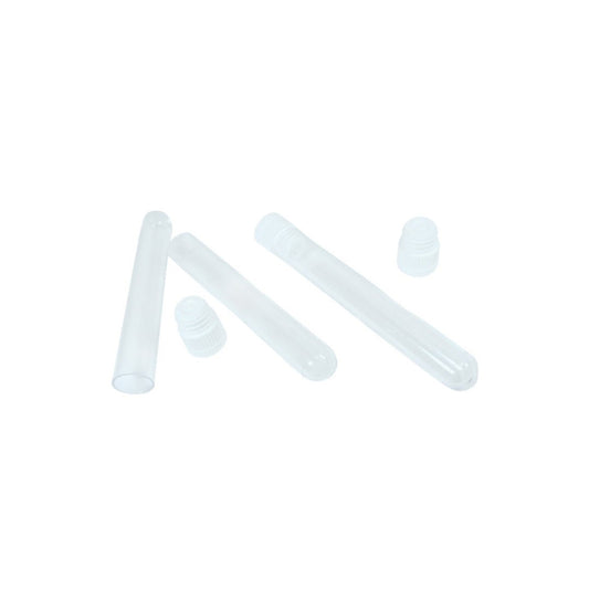 Polystyrene Test Tube 13mm x 100mm – Clear & Durable | Clinsam - Biology, Chemistry, Education, and Scientific Uses