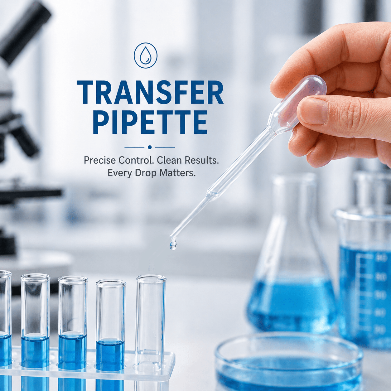 Transfer Pipette Dropper – 1 mL x 87 mm (1000 Pcs) - Clinsam